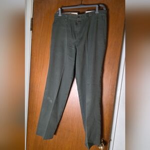 Dickies Green Work Pants Size 33x31 Classic Fit